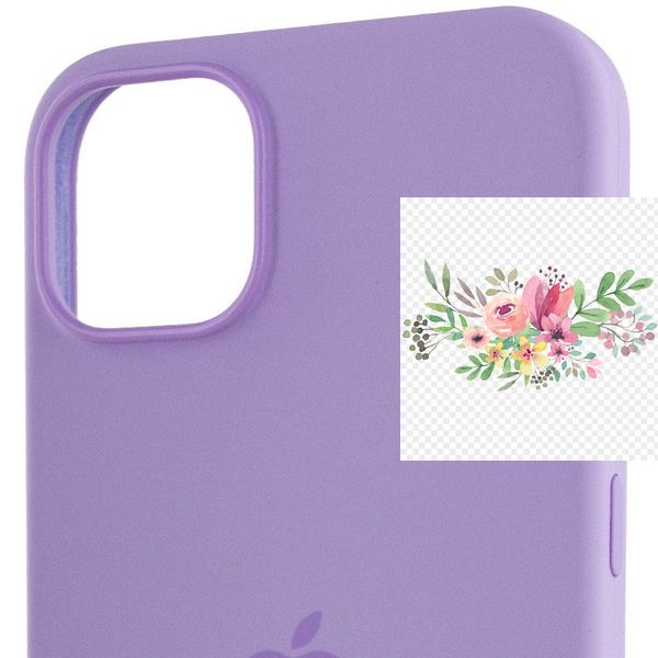 Чохол Silicone case (AAA) full with Magsafe для Apple iPhone 14 (6.1") 57029 фото