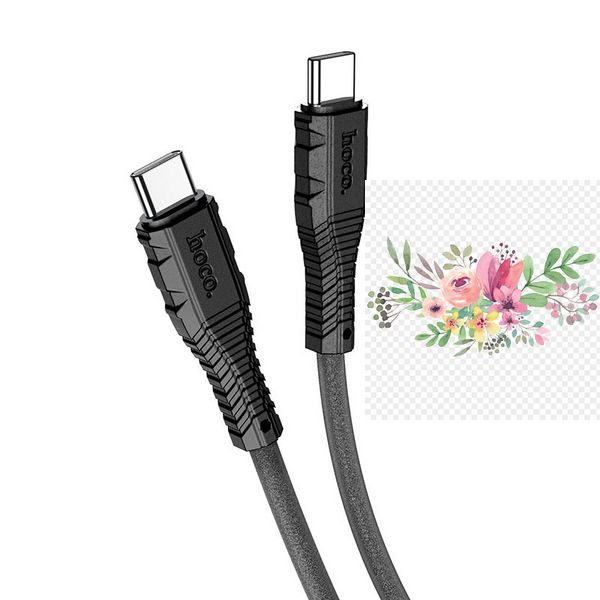Дата кабель Hoco X67 "Nano" 60W Type-C to Type-C (1m) 62832 фото