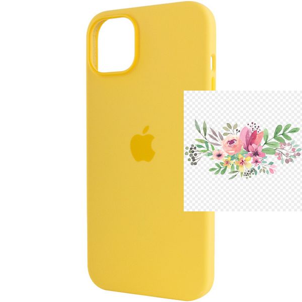 Чохол Silicone case (AAA) full with Magsafe для Apple iPhone 14 Plus (6.7") 57030 фото