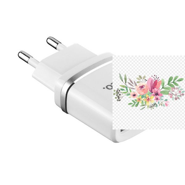 МЗП Hoco C12 Charger + Cable Lightning 2.4A 2USB 34604 фото