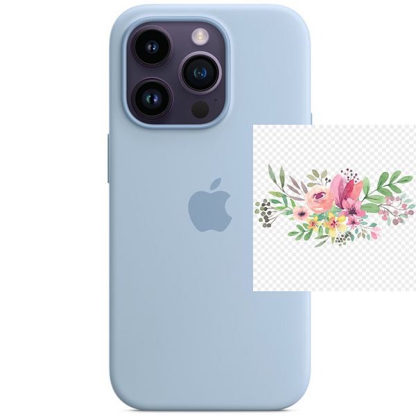 Чохол Silicone case (AAA) full with Magsafe для Apple iPhone 14 Pro Max (6.7") 57032 фото