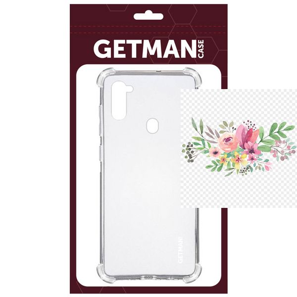 TPU чохол GETMAN Ease logo посилені кути для Samsung Galaxy A11 36539 фото