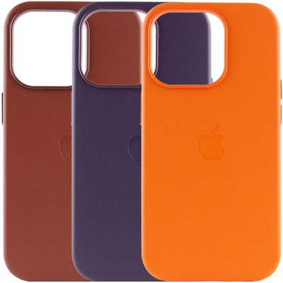 Шкіряний чохол Leather Case (AAA) with MagSafe для Apple iPhone 13 Pro (6.1") 63578 фото