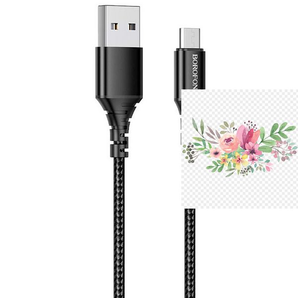 Дата кабель Borofone BX54 Ultra bright USB to MicroUSB (1m) 55378 фото