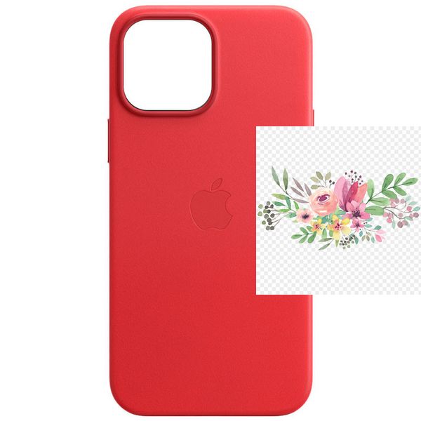 Шкіряний чохол Leather Case (AA) with MagSafe для Apple iPhone 14 Pro Max (6.7") 56594 фото