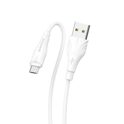 Дата кабель Borofone BX18 Optimal USB to MicroUSB (2m) 56879 фото