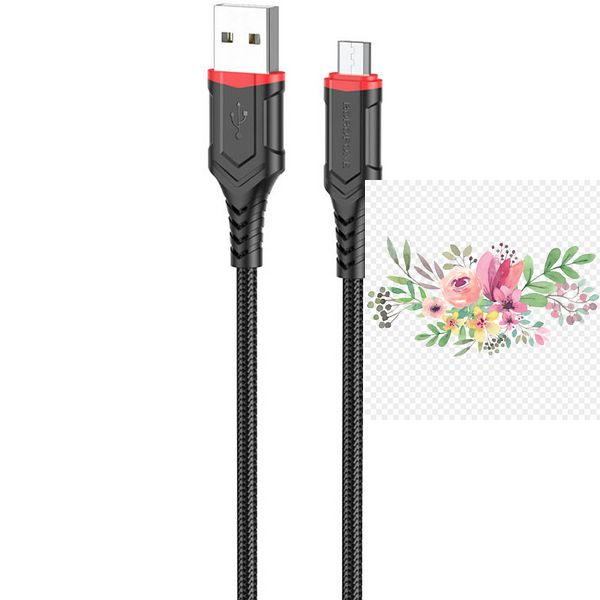 Дата кабель Borofone BX67 USB to MicroUSB (1m) 55384 фото