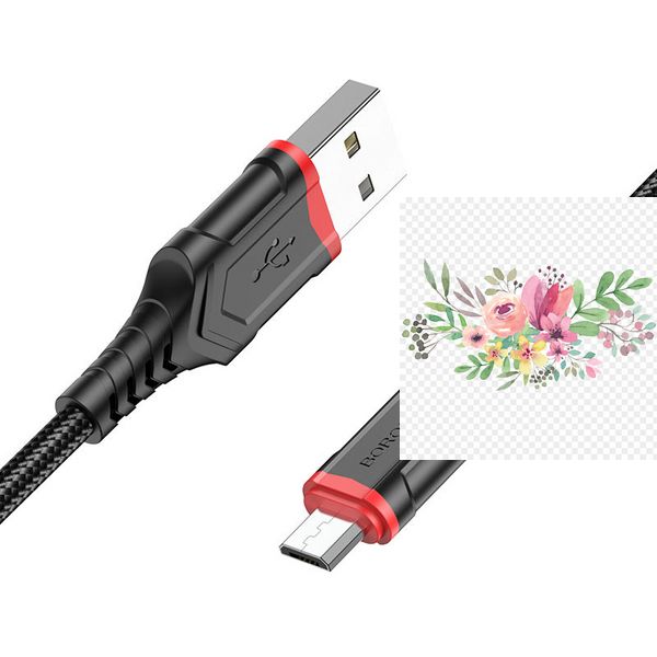 Дата кабель Borofone BX67 USB to MicroUSB (1m) 55384 фото
