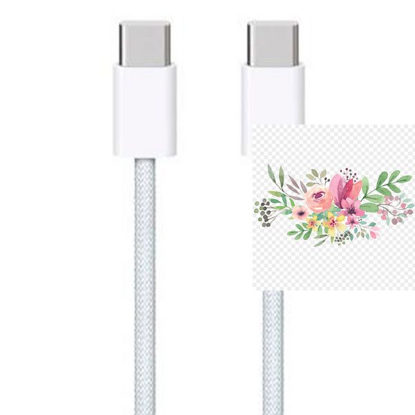 Дата кабель для Apple iPhone USB-C to USB-C FineWoven (AAA grade) (1m) (box) 67434 фото