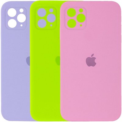 Чохол Silicone Case Square Full Camera Protective (AA) для Apple iPhone 11 Pro (5.8") 40235 фото