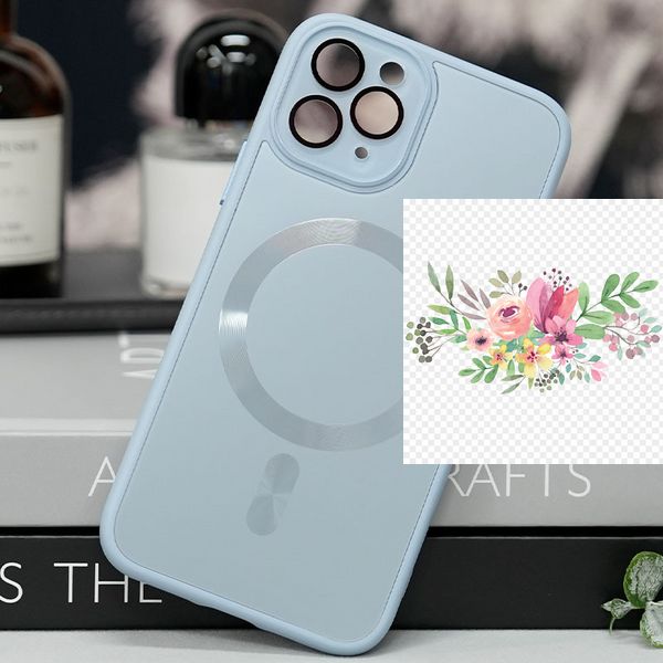Чохол TPU+Glass Sapphire Midnight with MagSafe для Apple iPhone 11 Pro (5.8") 65441 фото
