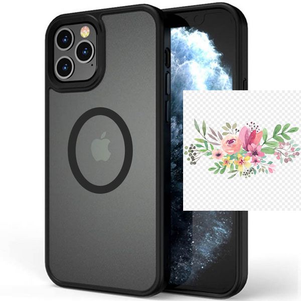 TPU+PC чохол Metal Buttons with MagSafe для Apple iPhone 13 Pro Max (6.7") 54126 фото