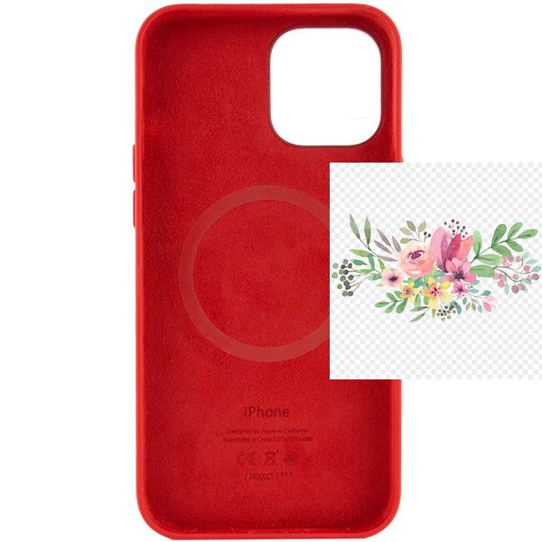 Чохол Silicone case (AAA) full with Magsafe and Animation для Apple iPhone 12 Pro Max (6.7") 42952 фото