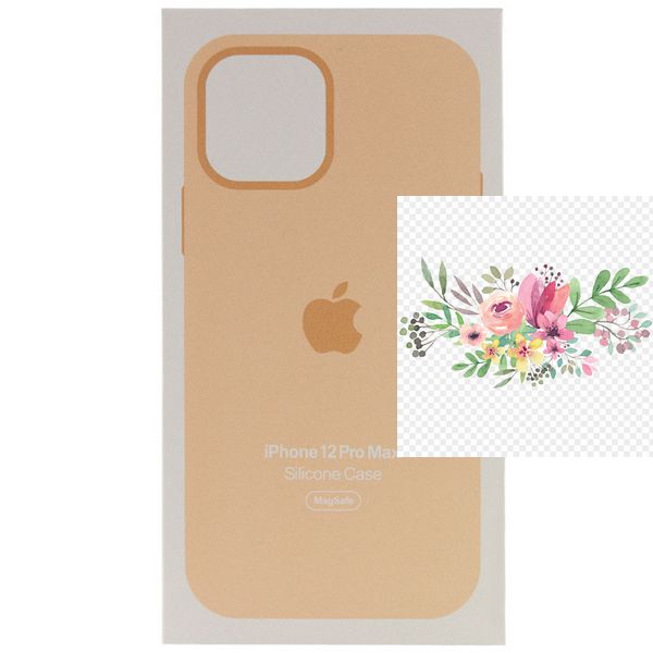Чохол Silicone case (AAA) full with Magsafe and Animation для Apple iPhone 12 Pro Max (6.7") 42952 фото