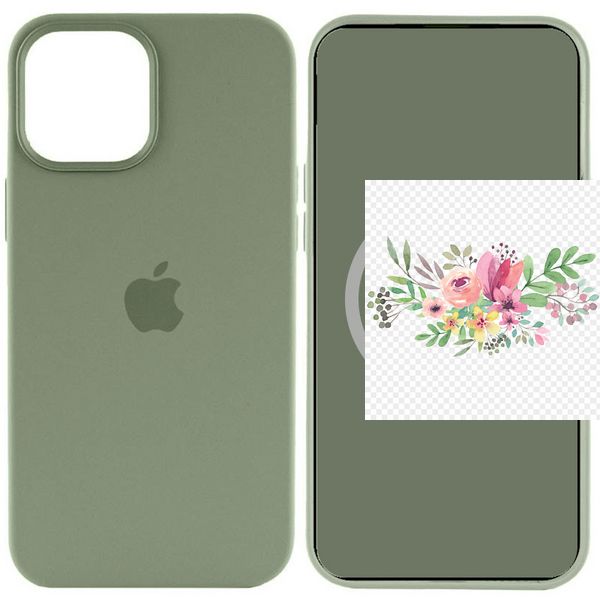 Чохол Silicone case (AAA) full with Magsafe and Animation для Apple iPhone 15 Pro (6.1") 67533 фото