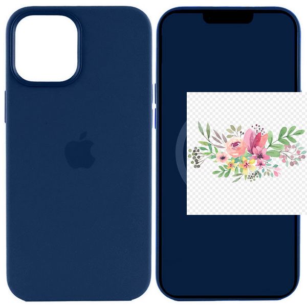 Чохол Silicone case (AAA) full with Magsafe and Animation для Apple iPhone 15 Pro (6.1") 67533 фото