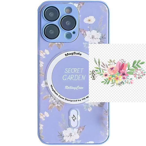 TPU+PC чохол Secret Garden with MagSafe для Apple iPhone 14 Pro (6.1") 58007 фото