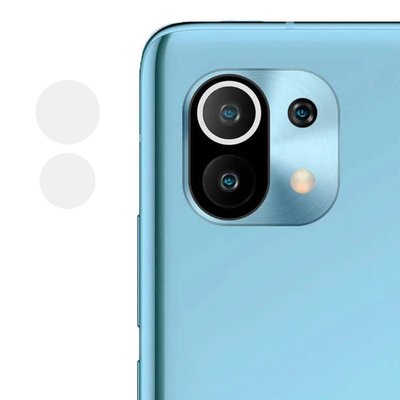 Гнучке захисне скло 0.18mm на камеру (тех.пак) для Xiaomi Mi 11 Lite 48362 фото