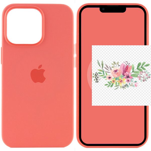 Чохол Silicone case (AAA) full with Magsafe and Animation для Apple iPhone 15 Pro Max (6.7") 67534 фото
