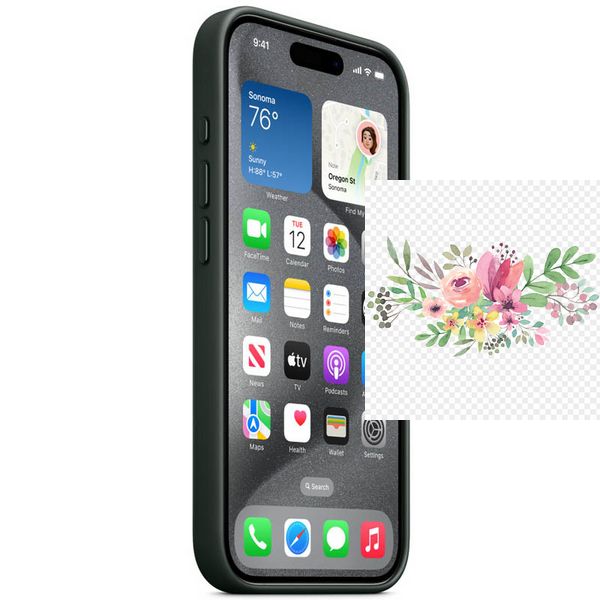 Чохол FineWoven (AAA) with MagSafe для Apple iPhone 15 Pro (6.1") 66626 фото