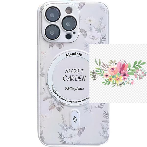 TPU+PC чохол Secret Garden with MagSafe для Apple iPhone 12 Pro (6.1") 58013 фото