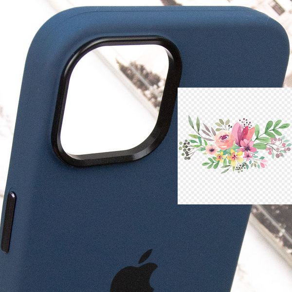 Чохол Silicone Case Metal Buttons (AA) для Apple iPhone 13 (6.1") 65323 фото