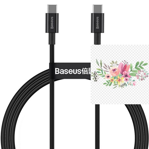 Дата кабель Baseus Superior Series Fast Charging Type-C to Type-C PD 100W (1m) (CATYS-B) 53342 фото