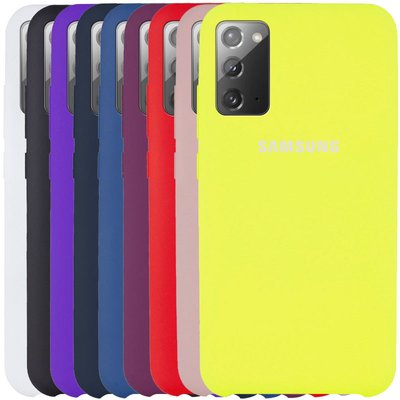 Чохол Silicone Cover (AAA) для Samsung Galaxy Note 20 38160 фото