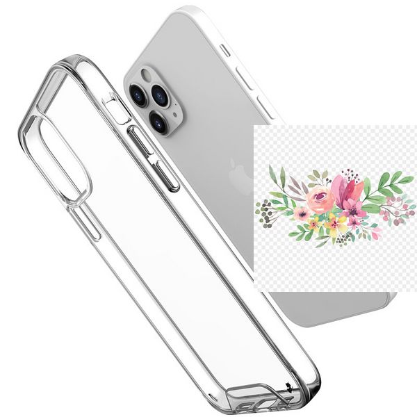 Чохол TPU Space Case transparent для Apple iPhone 12 Pro Max (6.7") 51609 фото