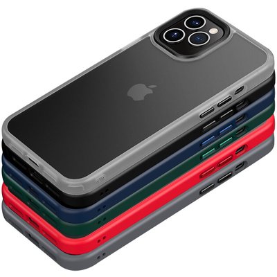 TPU+PC чохол Metal Buttons для Apple iPhone 12 Pro / 12 (6.1") 39993 фото