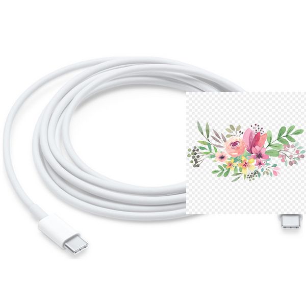 Дата кабель для Apple iPhone USB-C to USB-C (AAA grade) (1m) (box) 50491 фото
