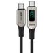 Дата кабель Acefast C6-03 USB-C to USB-C 100W zinc alloy digital display braided (1m) 65909 фото 7