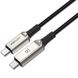 Дата кабель Acefast C6-03 USB-C to USB-C 100W zinc alloy digital display braided (1m) 65909 фото 8