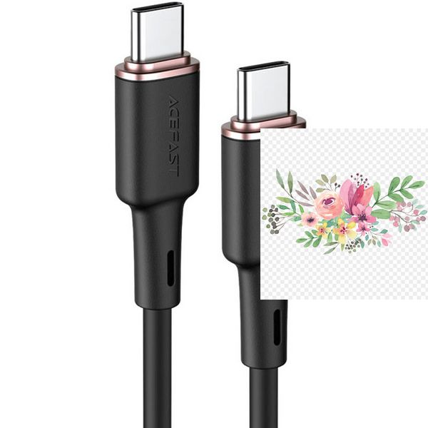 Дата кабель Acefast C2-03 USB-C to USB-C zinc alloy silicone (1m) 65917 фото