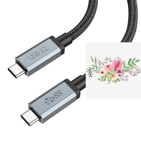Дата кабель Hoco US06 Type-C to Type-C 100W USB3.2 20Gbps (1m) 64568 фото