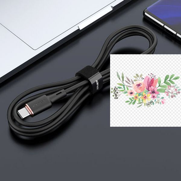 Дата кабель Acefast C2-03 USB-C to USB-C zinc alloy silicone (1m) 65917 фото
