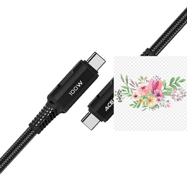 Дата кабель Acefast C4-03 USB-C to USB-C 100W aluminum alloy (1m) 65913 фото