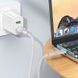 Дата кабель Hoco U120 Transparent explore intelligent power-off USB to Type-C 5A (1.2m) 66084 фото 5