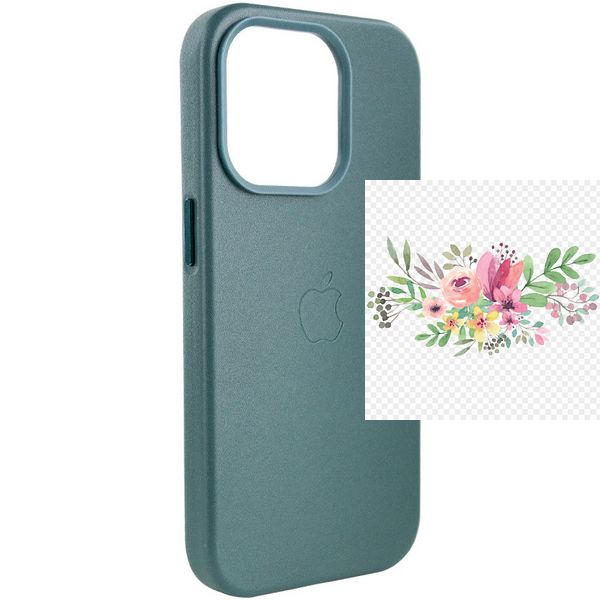 Шкіряний чохол Leather Case (AA Plus) with MagSafe для Apple iPhone 13 Pro (6.1") 57471 фото