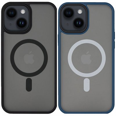TPU+PC чохол Metal Buttons with MagSafe для Apple iPhone 14 (6.1") 55539 фото