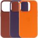 Шкіряний чохол Leather Case (AAA) with MagSafe для Apple iPhone 13 Pro Max (6.7") 63576 фото 1