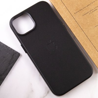 Шкіряний чохол Leather Case (AA Plus) with MagSafe для Apple iPhone 14 Plus (6.7") 57474 фото