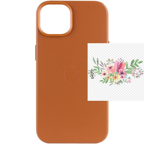 Шкіряний чохол Leather Case (AA Plus) with MagSafe для Apple iPhone 14 Plus (6.7") 57474 фото
