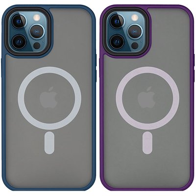 TPU+PC чохол Metal Buttons with MagSafe для Apple iPhone 14 Pro (6.1") 55541 фото
