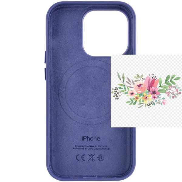 Шкіряний чохол Leather Case (AA Plus) with MagSafe для Apple iPhone 14 Pro (6.1") 57475 фото