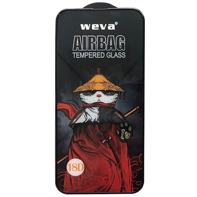 Захисне 2.5D скло Weva AirBag (тех.пак) для Apple iPhone 13 / 13 Pro / 14 (6.1") 65082 фото