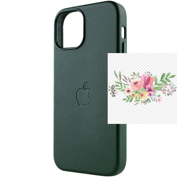 Шкіряний чохол Leather Case (AAA) with MagSafe для Apple iPhone 14 Plus (6.7") 63583 фото