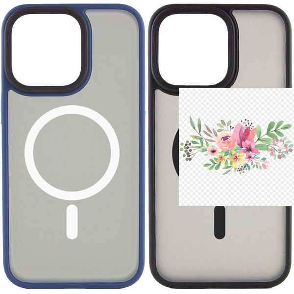TPU+PC чохол Metal Buttons with MagSafe для Apple iPhone 12 Pro / 12 (6.1") 54122 фото
