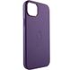 Шкіряний чохол Leather Case (AAA) with MagSafe для Apple iPhone 14 Plus (6.7") 63583 фото 16