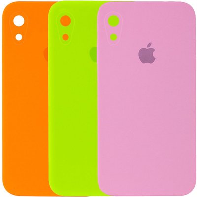 Чохол Silicone Case Square Full Camera Protective (AA) для Apple iPhone XR (6.1") 40233 фото